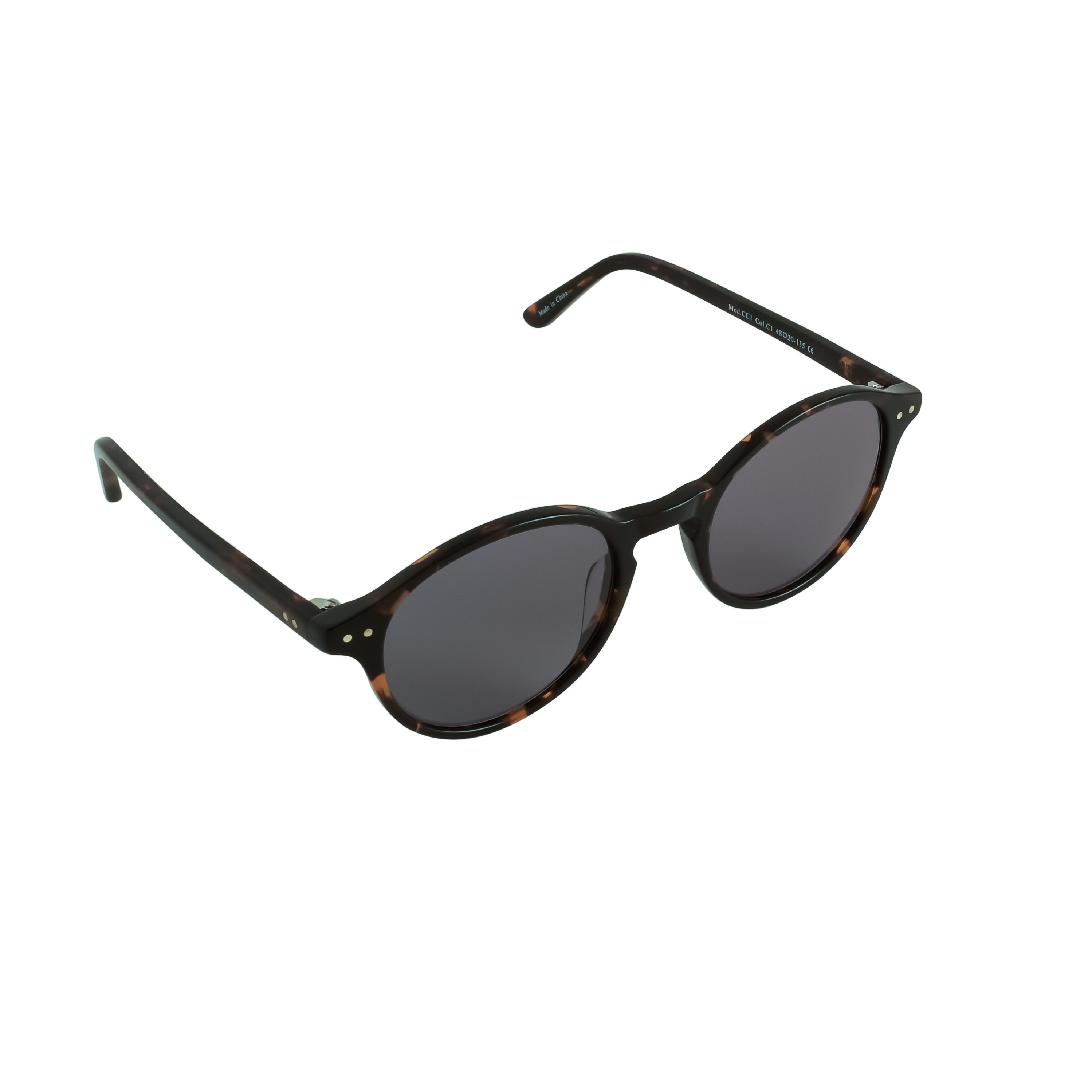 Callula Co. havana tortoise petite sunglasses side view